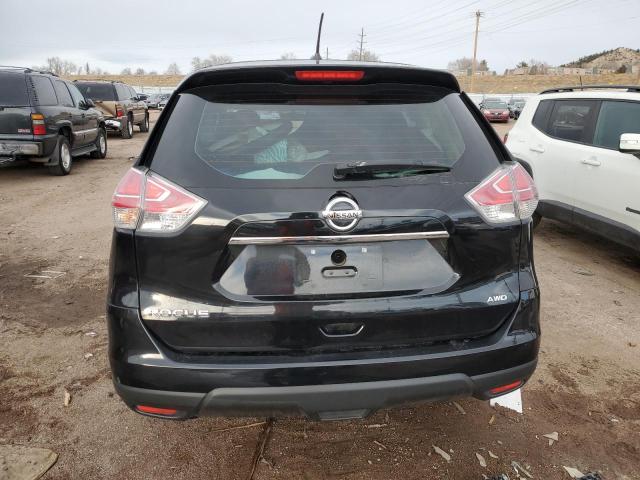 KNMAT2MV7GP644366 - 2016 NISSAN ROGUE S BLACK photo 6