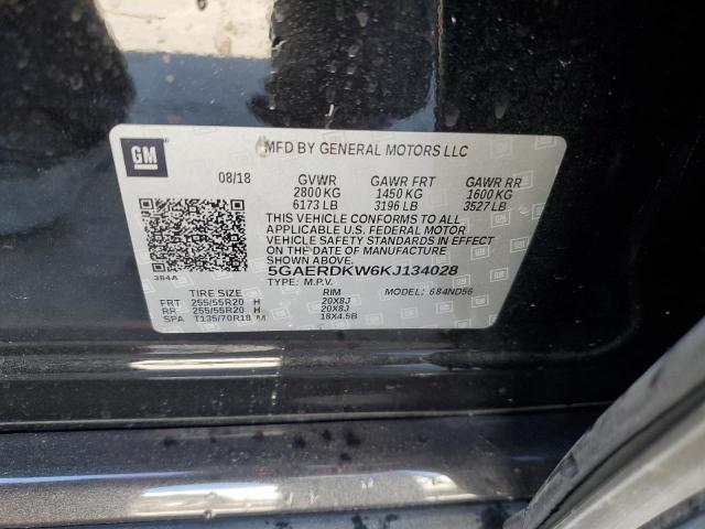 5GAERDKW6KJ134028 - 2019 BUICK ENCLAVE AVENIR 黑色 照片 13