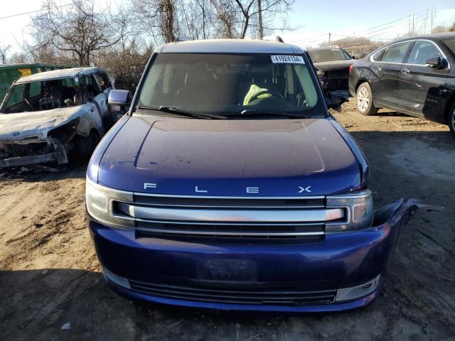 2FMHK6D80EBD21599 - 2014 FORD FLEX LIMITED BLUE photo 5