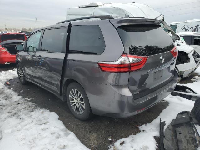 5TDYZ3DC0LS065155 - 2020 TOYOTA SIENNA XLE BROWN photo 2