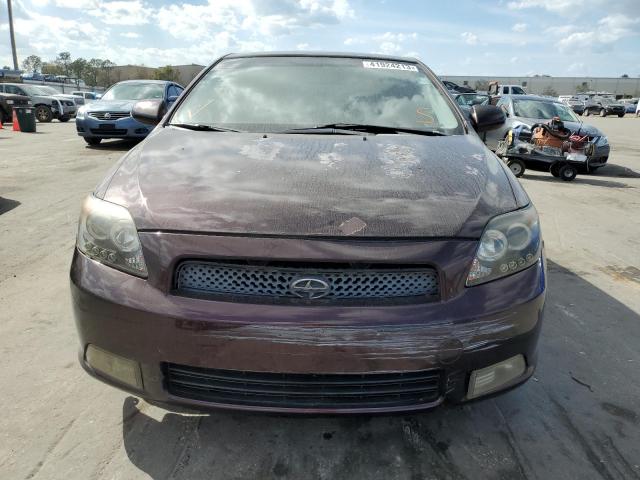 JTKDE3B74A0316834 - 2010 TOYOTA SCION TC ბურგუნდია ფოტო 5