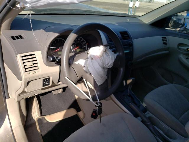 1NXBU40E39Z143574 - 2009 TOYOTA COROLLA BASE BEIGE photo 8