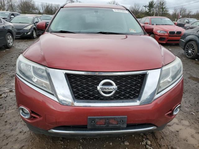 5N1AR2MM9DC666972 - 2013 NISSAN PATHFINDER S RED photo 5