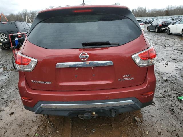 5N1AR2MM9DC666972 - 2013 NISSAN PATHFINDER S RED photo 6
