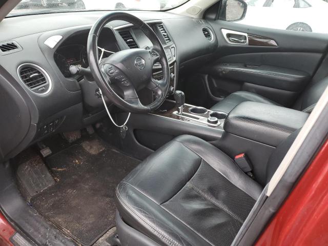 5N1AR2MM9DC666972 - 2013 NISSAN PATHFINDER S RED photo 7