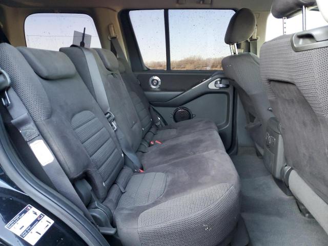 5N1AR18WX7C637863 - 2007 NISSAN PATHFINDER LE შავი ფოტო 11