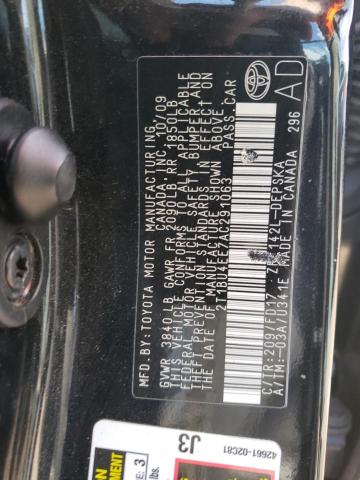 2T1BU4EE7AC291063 - 2010 TOYOTA COROLLA BASE 黑色 照片 13