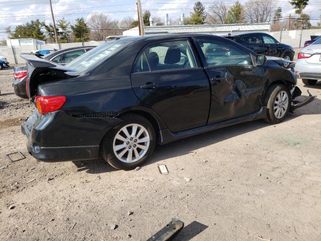 2T1BU4EE7AC291063 - 2010 TOYOTA COROLLA BASE 黑色 照片 3
