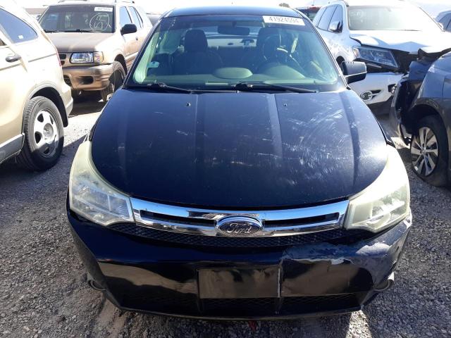 1FAHP35N98W298471 - 2008 FORD FOCUS SE BLACK photo 5