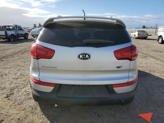 KNDPB3AC6E7596751 - 2014 KIA SPORTAGE B SILVER photo 6