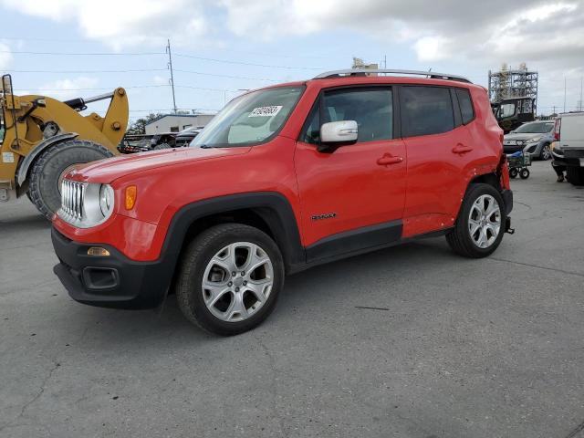 ZACCJBDB6HPF27905 - 2017 JEEP RENEGADE LIMITED RED photo 1