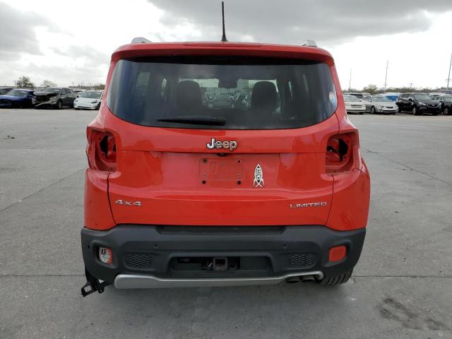 ZACCJBDB6HPF27905 - 2017 JEEP RENEGADE LIMITED RED photo 6