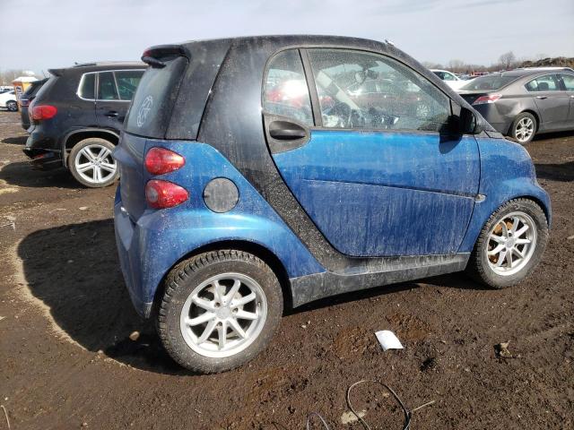 WMEEJ31X28K124711 - 2008 SMART FORTWO PURE BLUE photo 3