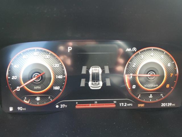 5NMS3DAJ8MH322146 - 2021 HYUNDAI SANTA FE SEL Սև լուսանկար 9