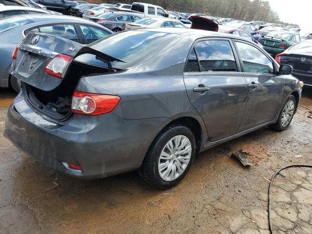 2T1BU4EE7DC922687 - 2013 TOYOTA COROLLA BASE GRAY photo 3