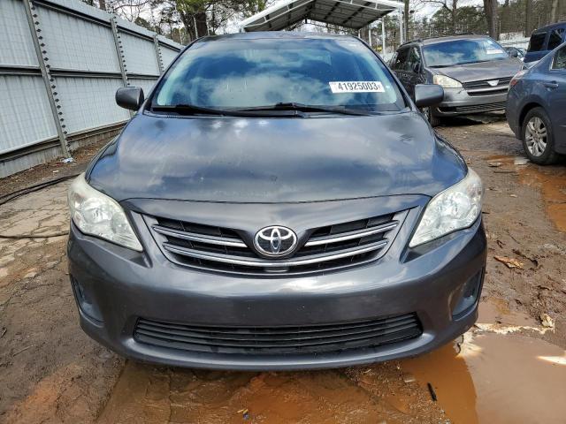 2T1BU4EE7DC922687 - 2013 TOYOTA COROLLA BASE GRAY photo 5