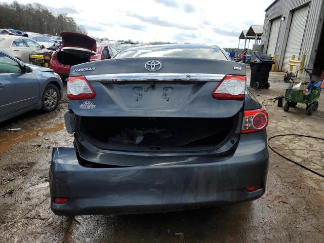 2T1BU4EE7DC922687 - 2013 TOYOTA COROLLA BASE GRAY photo 6