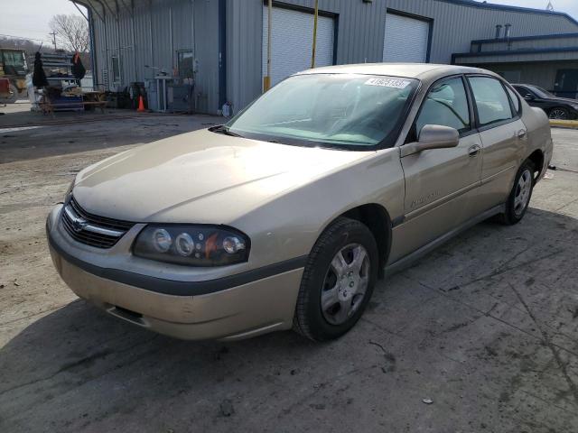 2G1WF52EX49385943 - 2004 CHEVROLET IMPALA GOLD photo 1