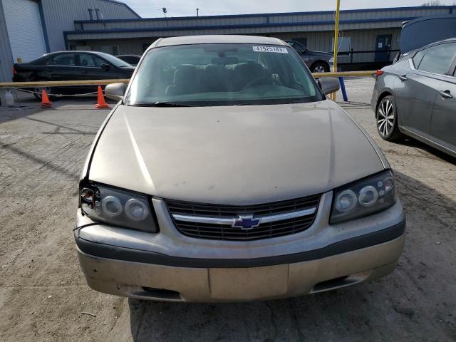 2G1WF52EX49385943 - 2004 CHEVROLET IMPALA GOLD photo 5