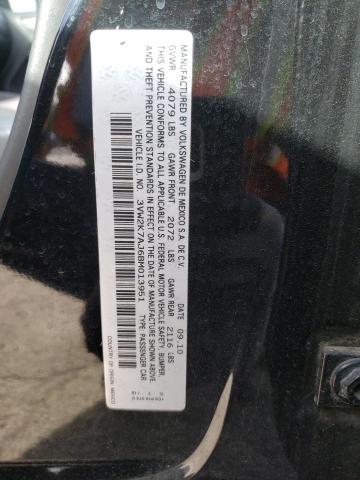 3VW2K7AJ6BM013951 - 2011 VOLKSWAGEN JETTA BASE Qara foto 12