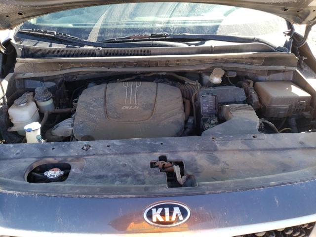 KNDMC5C10G6162356 - 2016 KIA SEDONA EX GRAY photo 11