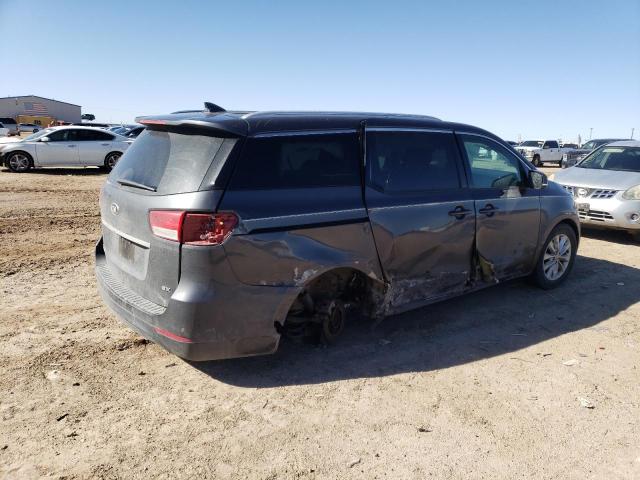 KNDMC5C10G6162356 - 2016 KIA SEDONA EX GRAY photo 3