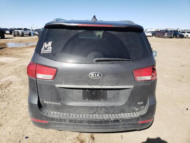 KNDMC5C10G6162356 - 2016 KIA SEDONA EX GRAY photo 6