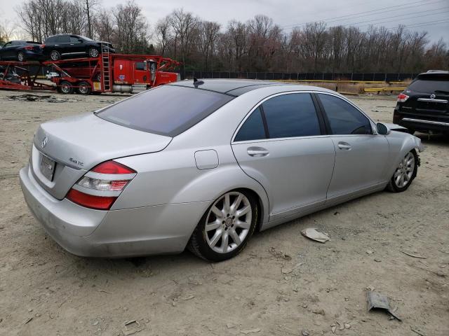 WDDNG86XX8A182967 - 2008 MERCEDES-BENZ S 550 4MATIC SILVER photo 3