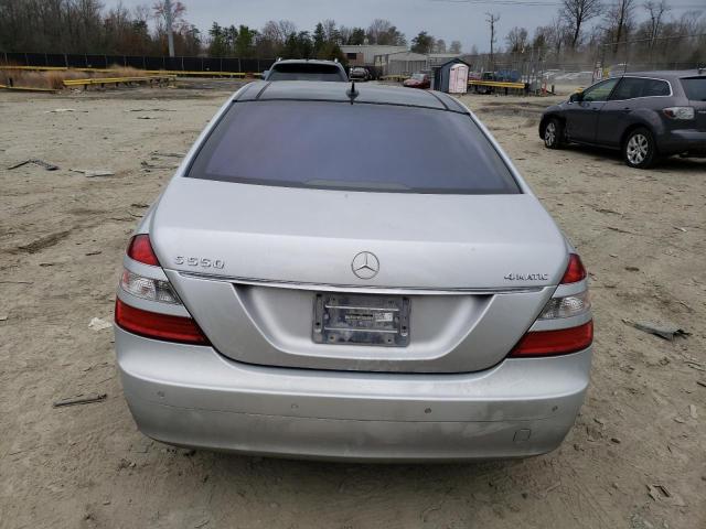 WDDNG86XX8A182967 - 2008 MERCEDES-BENZ S 550 4MATIC SILVER photo 6