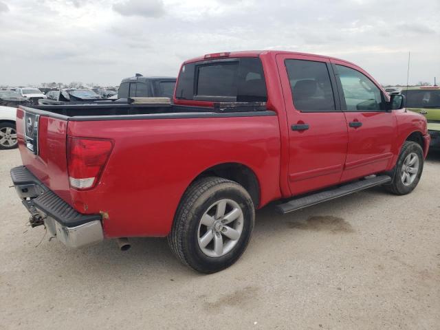 1N6BA0ED1AN315506 - 2010 NISSAN TITAN XE RED photo 3