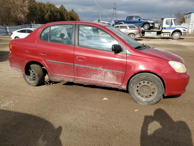 JTDBT123540328081 - 2004 TOYOTA ECHO RED photo 4