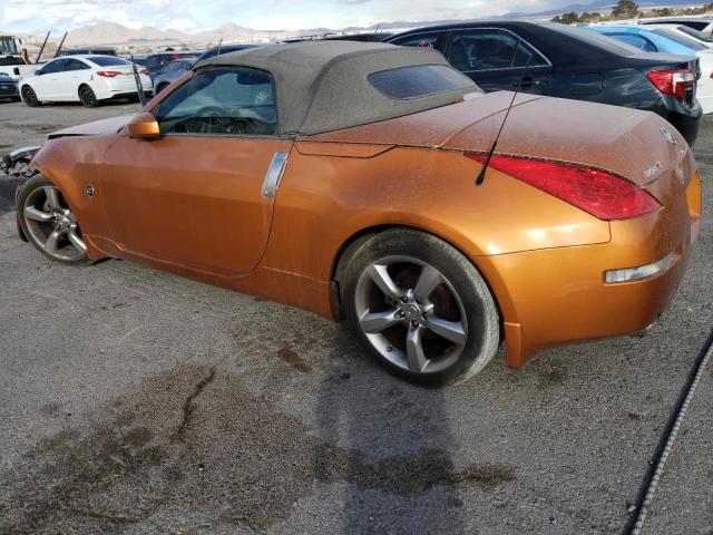 JN1AZ36A66M451868 - 2006 NISSAN 350Z ROADSTER ORANGE photo 2