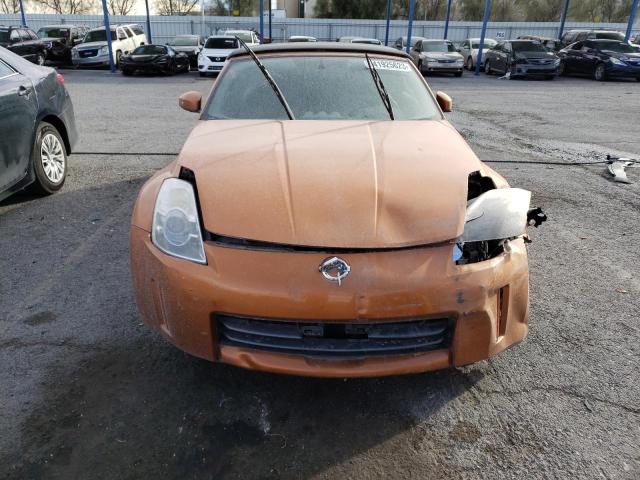 JN1AZ36A66M451868 - 2006 NISSAN 350Z ROADSTER ORANGE photo 5