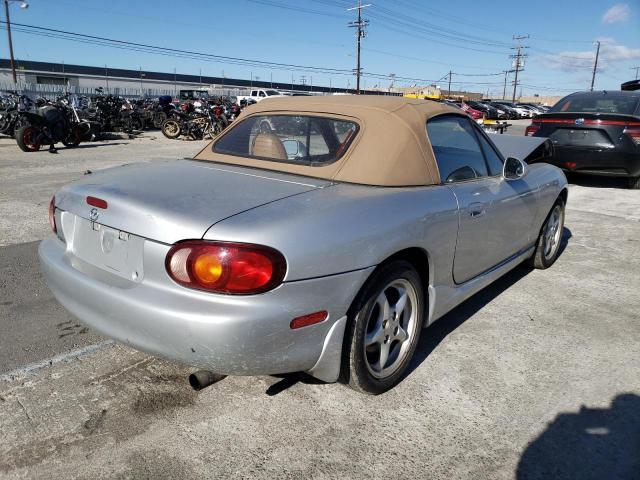 JM1NB3538Y0155959 - 2000 MAZDA MX-5 MIATA BASE SILVER photo 3