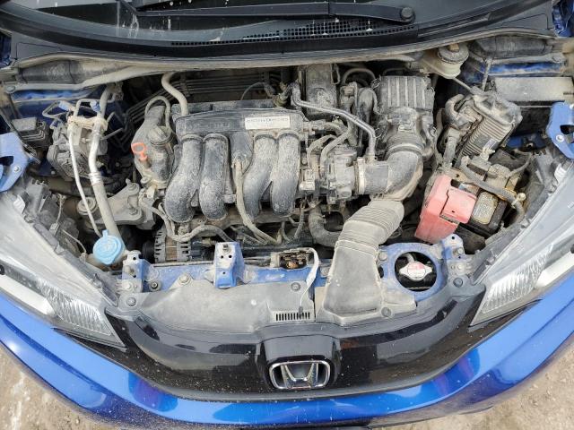 3HGGK5H5XFM748400 - 2015 HONDA FIT LX BLUE photo 11