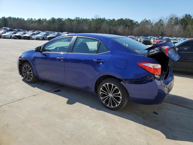 5YFBURHE9GP397659 - 2016 TOYOTA COROLLA L BLUE photo 2