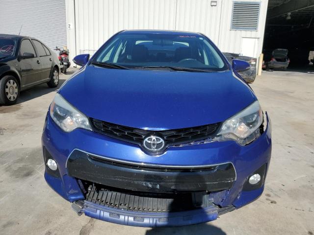 5YFBURHE9GP397659 - 2016 TOYOTA COROLLA L BLUE photo 5