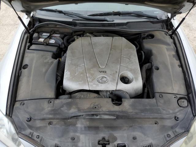 JTHBE262765006368 - 2006 LEXUS IS 350 SILVER photo 11