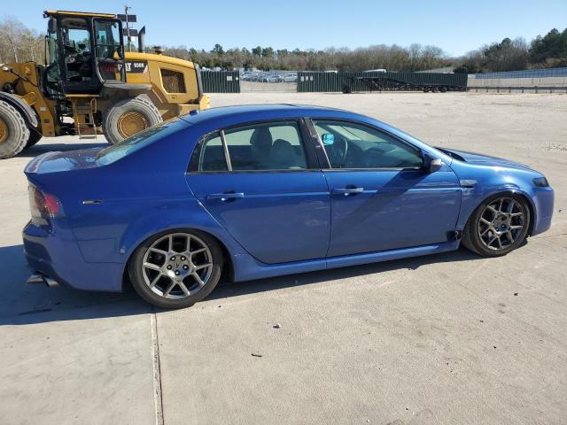 19UUA76537A014975 - 2007 ACURA TL TYPE S BLUE photo 3