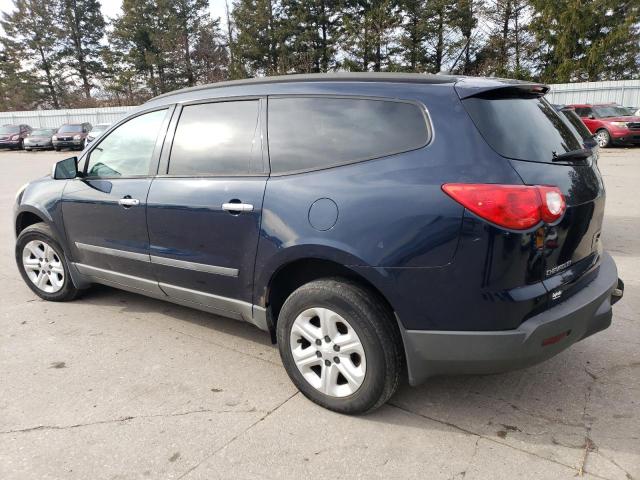 1GNLREED9AS105239 - 2010 CHEVROLET TRAVERSE LS BLUE photo 2