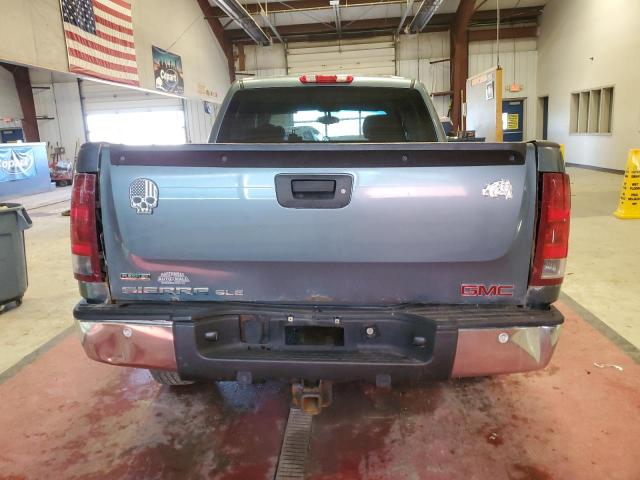 3GTP2VE37BG106601 - 2011 GMC SIERRA K1500 SLE BLUE photo 6