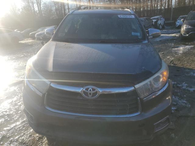 5TDJKRFH5FS094303 - 2015 TOYOTA HIGHLANDER XLE GRAY photo 5