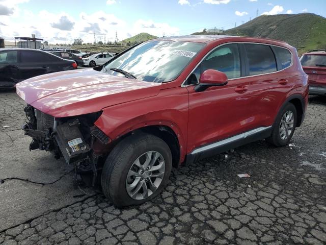 5NMS23AD0KH001125 - 2019 HYUNDAI SANTA FE SE RED photo 1