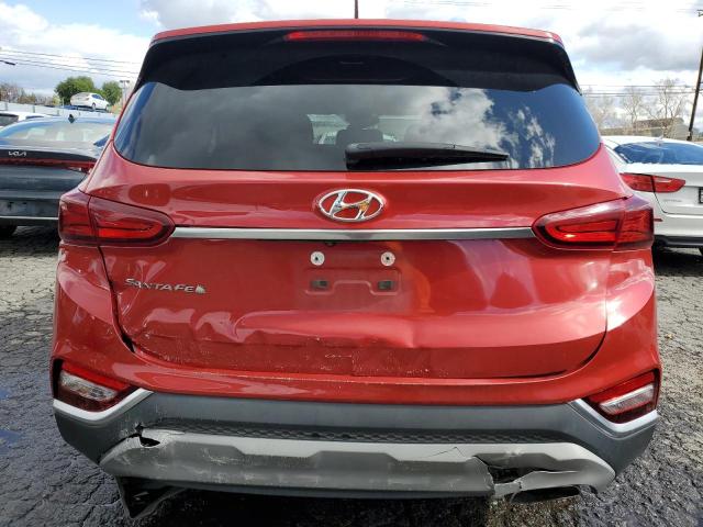 5NMS23AD0KH001125 - 2019 HYUNDAI SANTA FE SE RED photo 6