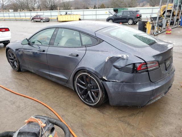 5YJSA1E58NF475758 - 2022 TESLA MODEL S Boz foto 2