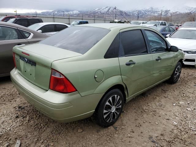 1FAHP34N67W142923 - 2007 FORD FOCUS ZX4 GREEN photo 3