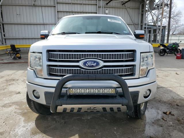 1FTFW1ET3CFC16864 - 2012 FORD F150 SUPERCREW GRAY photo 5