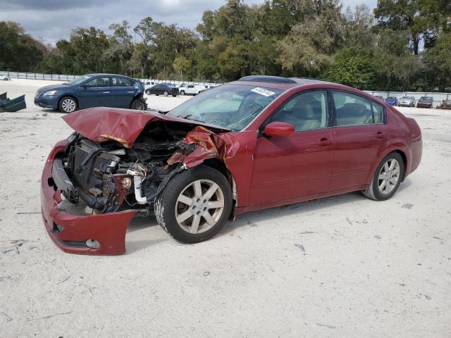 1N4BA41E84C905202 - 2004 NISSAN MAXIMA SE RED photo 1