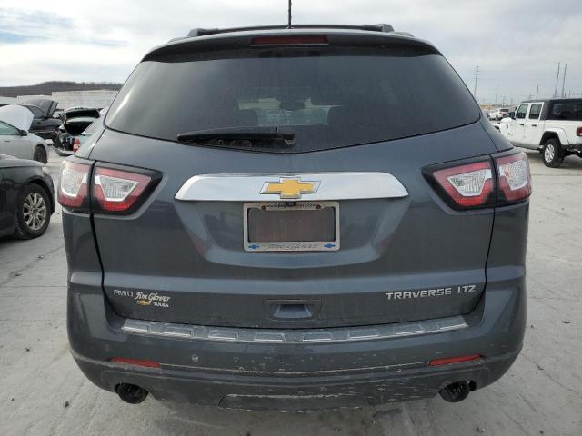 1GNKVLKD5DJ135753 - 2013 CHEVROLET TRAVERSE LTZ GRAY photo 6