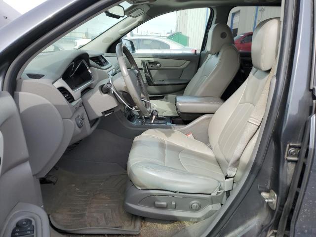 1GNKVLKD5DJ135753 - 2013 CHEVROLET TRAVERSE LTZ GRAY photo 7